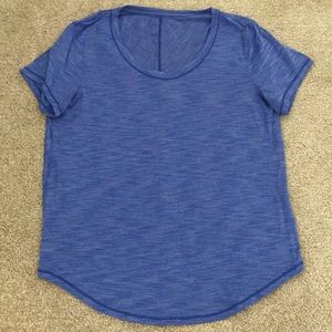 Lululemon blue T-shirt